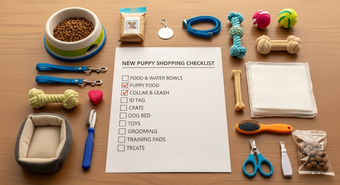 New Puppy Shopping Checklist