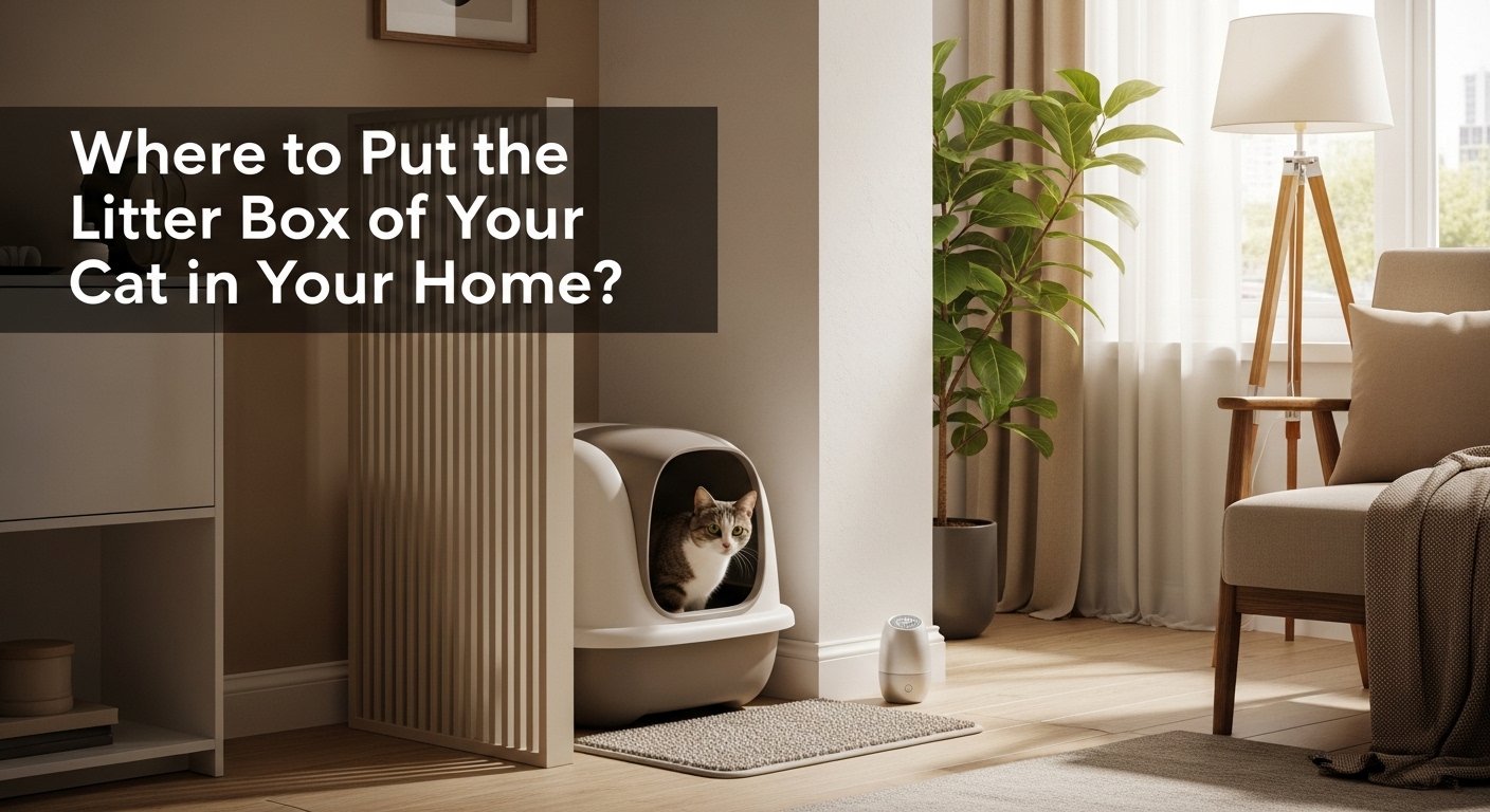 Where to Put the Litter Box of Your Cat in Your Home?